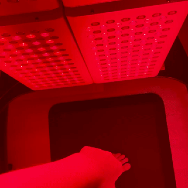 Briefly showing the standup red light therapy lights